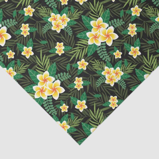 イエローグリーンフラワーボタニカルデコパージュクラフトギフト 薄葉紙 (詳細)