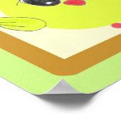 イエローグリーンベビーバード ポスター (角)