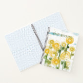 イエローグリーンミニマリストハローサンシャイン ノートブック (内部)