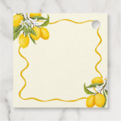 イエローグリーンメインスクイーズ ブライダルシャワーレモン フェイバータグ (裏面)