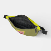 イエローグリーンモノグラムイニシャルファニーパック ファニーパック (見開き)