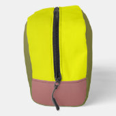 イエローグリーンレッドモノグラム化粧用トイレバッグ ドップキット (右)