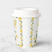 イエローグリーンワイルドフラワーズフローラ 紙コップ (右)