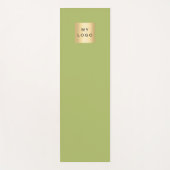 イエローグリーン会社のロゴビジネススタジオ ヨガマット (正面)