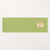 イエローグリーン会社のロゴビジネススタジオ ヨガマット (正面(横))