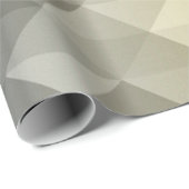 イエローグレイカッコいい幾何グラデーションパターン ラッピングペーパー (ロールコーナー)