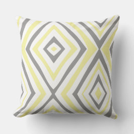 イエローグレイモダンシンプル装飾用クッション クッション