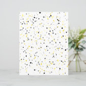 イエローグレイモダンティニーテラゾスクラップブック紙 (スタンド正面)