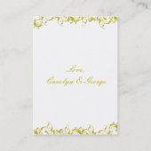 イエローグレイ結婚バロック 名刺 (裏面)