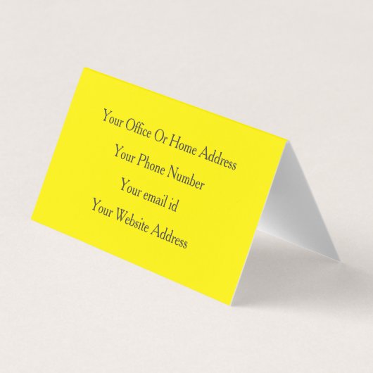 イエローグレイ美しいヘアサロンカスタム 名刺 (裏面)