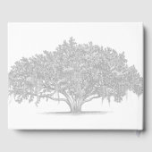 イエローグレーシルバーモッシー結婚オークズゲストブック ゲストブック (裏面)