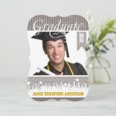 イエローグレージグザグシニア写真クラス 案内状 (スタンド正面)