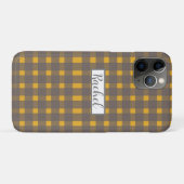 イエローグレージンガムパーソナライズされた Case-Mate iPhoneケース (裏面(横))