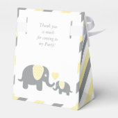 イエローグレーストライプゾウ フェイバーボックス (裏面サイド)