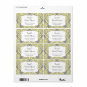 イエローグレーダマスクのウォーターカスタマイズボトル – it! ラベル (フルシート)