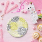 イエローグレーダリアベビーシャワー/ブライダルプレート ペーパープレート (パーティー)