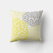 イエローグレーダリアホームデコール クッション (裏面)