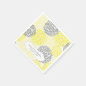 イエローグレーダリアムス/あなた自身の表現 スタンダードカクテルナプキン (角)