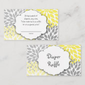 イエローグレーダリアラッフルチケットまたはインサートカード エンクロージャーカード (正面/裏面)