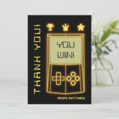 イエローグロウ ゲーミング コンソール サンキューカード (スタンド正面)