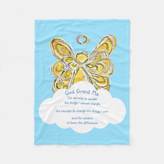 イエローグーリアンジェルゴグラントミーケモブランケット フリースブランケット (正面)