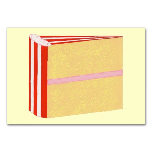 イエローケーキの読大人用フラッシュカードのスライス テーブルナンバー (正面)