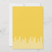 イエローゲームビデオゲームプレーヤーゲーマーボーイ誕生日 招待状 (裏面)