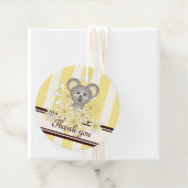 イエローコアラベビーシャワー/誕生日ありがとう フェイバータグ (インサイチュ)