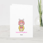 イエローコケシイースターカード シーズンカード (裏面)