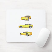 イエローコルベット： マウスパッド (マウス)