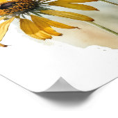 イエローコンフォローアートポスター ポスター (角)