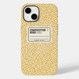 イエローコンポジションノートブックケースメイトiPhoneケース Case-Mate iPhone 14ケース