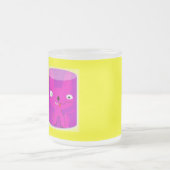 イエローコーヒーマグ フロストグラスマグカップ (中央)
