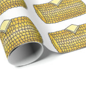 イエローコーンオンザコブイヤーコーンコブピクニックラップ ラッピングペーパー (ロールコーナー)