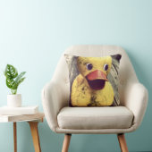 イエローゴムダッキー(アヒルちゃん)お風呂が必要! クッション (椅子)