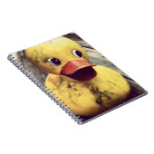 イエローゴムダッキー(アヒルちゃん)お風呂が必要! ノートブック (右側)