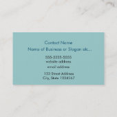 イエローゴムダッキー(アヒルちゃん)お風呂が必要! 名刺 (裏面)