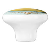 イエローゴムダッキー(アヒルちゃん)かわいいアヒルのトイバスルーム セラミックノブ (側面)