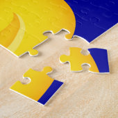 イエローゴムダッキー(アヒルちゃん) ジグソーパズル (側面)