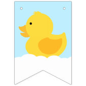 イエローゴムダッキー(アヒルちゃん) バンティングフラッグ (第2の旗)