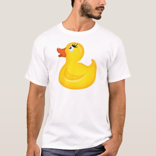 イエローゴムダッキー(アヒルちゃん) Tシャツ (正面)