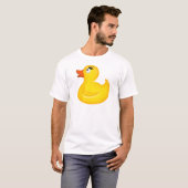 イエローゴムダッキー(アヒルちゃん) Tシャツ (正面フル)