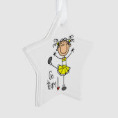 イエローゴーチームチアリーダー オーナメント (正面)