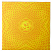 イエローゴールデンサンロータス花瞑想ホイールOM タイル (正面)