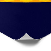 イエローゴールデンサンロータス花瞑想ホイールOM ポスター (角)