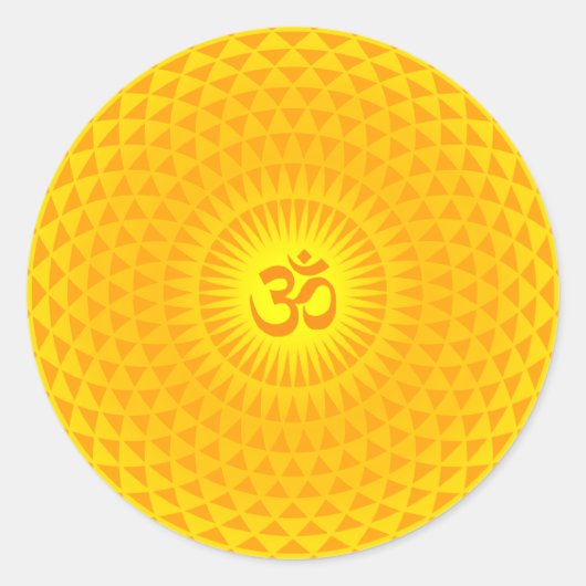 イエローゴールデンサンロータス花瞑想ホイールOM ラウンドシール (正面)