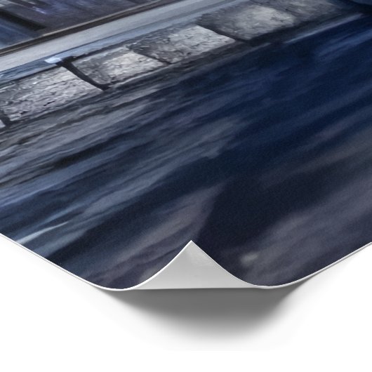 イエローサイバーパンクエイリアン獣 | AI Art ポスター (角)