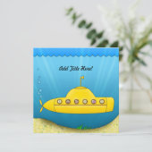 イエローサブマリンアンダーザシー招待状 招待状 (スタンド正面)