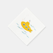 イエローサブマリン子供の誕生日 スタンダードカクテルナプキン (角)