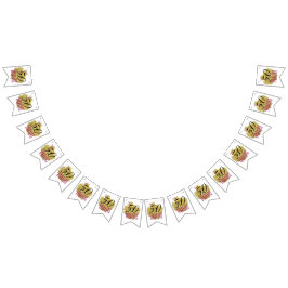 イエローサボスフラワー50と素晴らしい誕生日 バンティングフラッグ